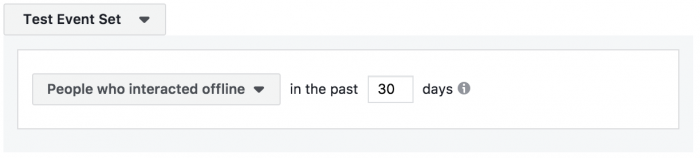 Facebook Offline Event Custom Audiences