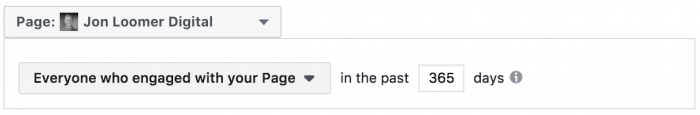 Facebook Page Engagement Custom Audiences