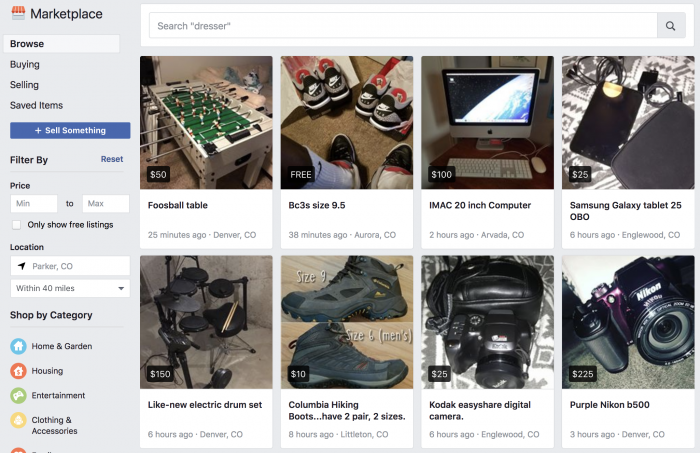 facebook marketplace posting date