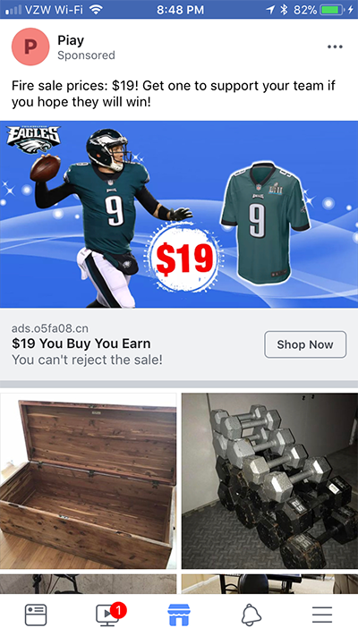 Facebook Marketplace Ads on Mobile