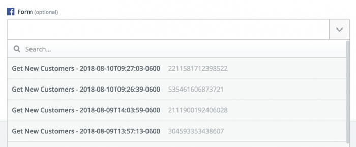 Zapier Facebook Lead Forms