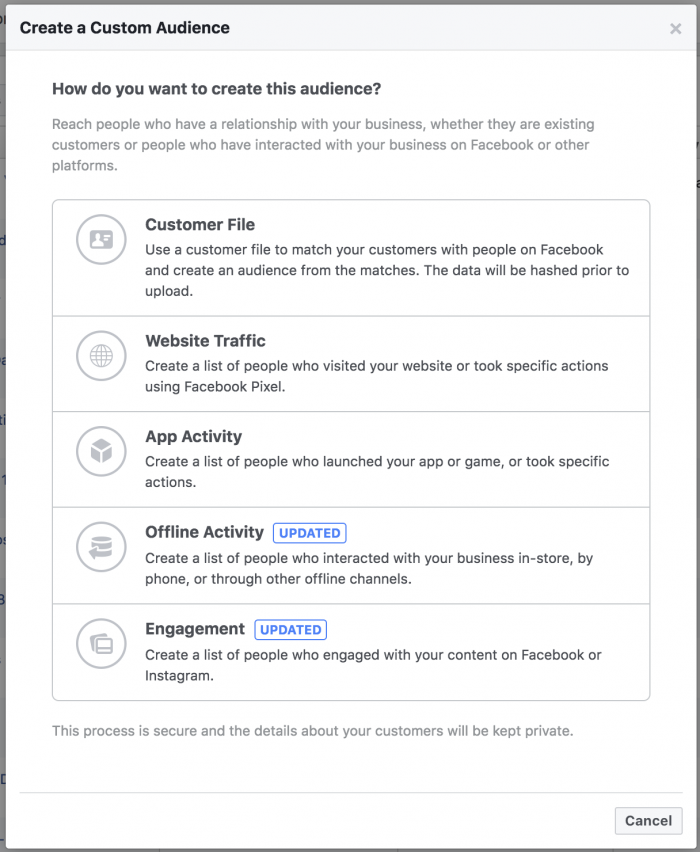 Engagement Custom Audience