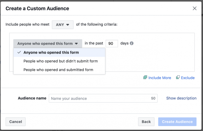 Engagement Custom Audience