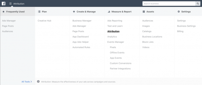 Facebook Attribution Tool