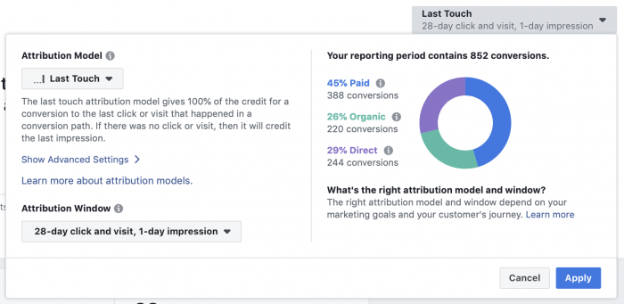 Facebook Attribution Tool