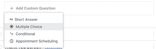 Facebook Lead Ad Form Quiz