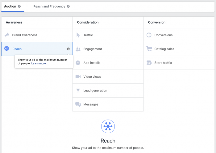 Facebook Ads Reach Objective