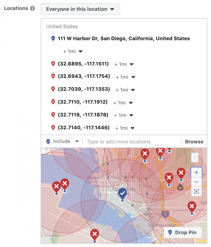 Facebook Ads Geographic Microtargeting