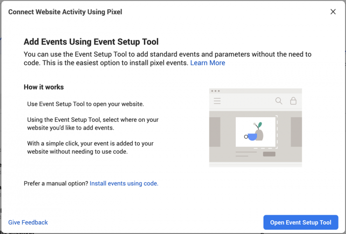 Facebook Pixel Event Setup Tool