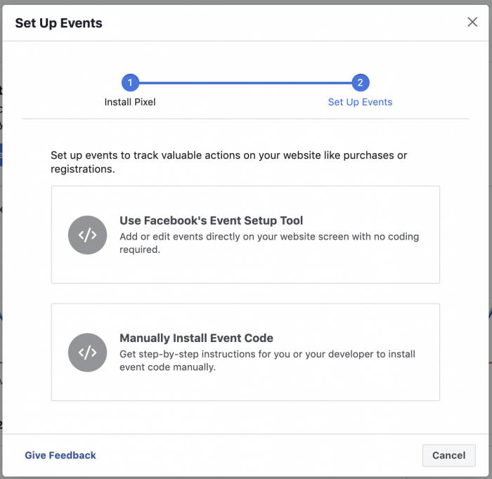 Facebook Pixel Events