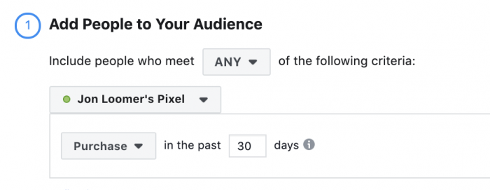 Facebook Website Custom Audiences Events