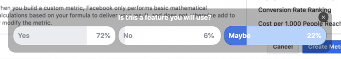 Facebook Video Poll