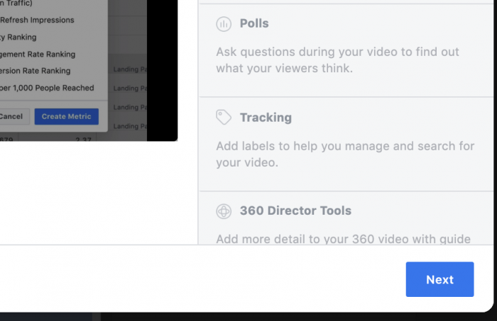 Facebook Video Poll