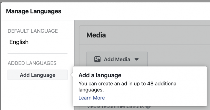 Facebook Ads Automatic Translation