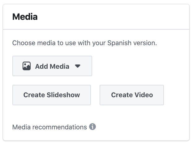 Facebook Ads Automatic Translation