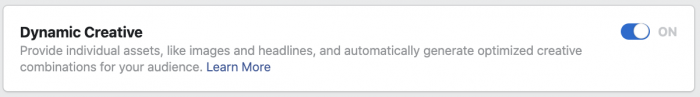 Facebook Ads Dynamic Creative