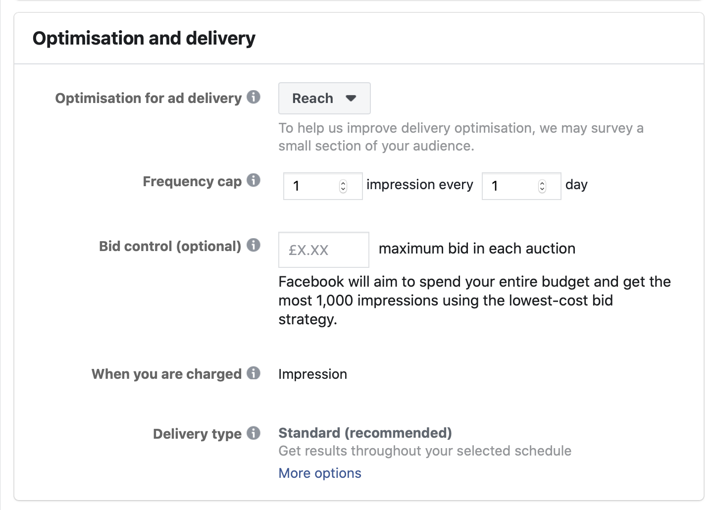 Frequency Cap website remarketing