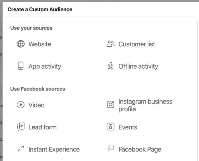 Facebook Custom Audiences