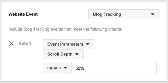 Facebook Pixel Event Scroll Depth