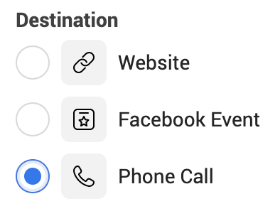 Phone Call Destination