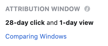 Facebook Attribution Window