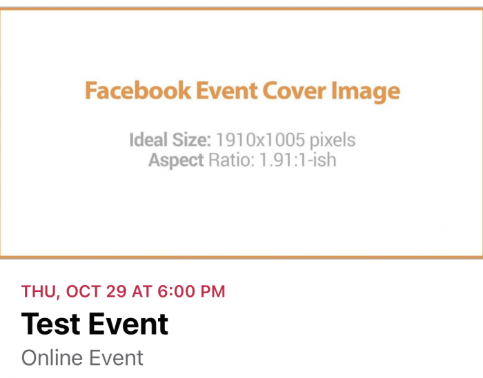 Facebook Event Cover Image Dimensions