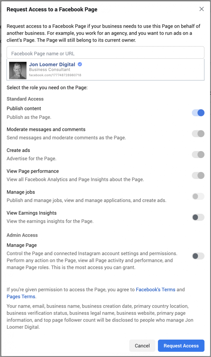 Facebook Business Manager Accounts