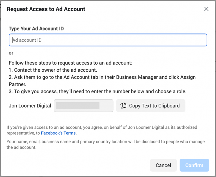 Facebook Business Manager Accounts