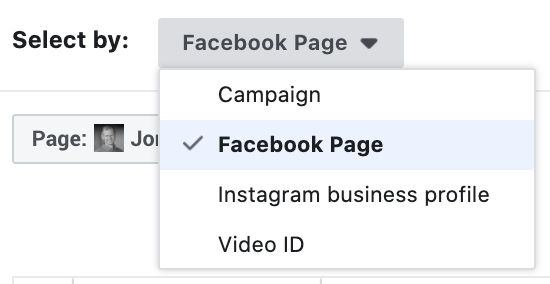 Facebook Video Engagement Custom Audience