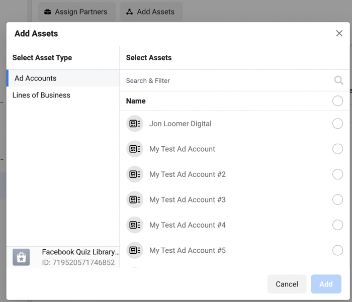 Custom Conversion Add Assets