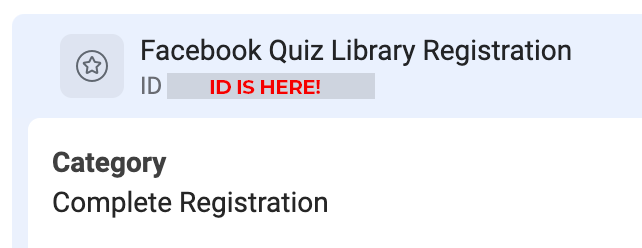 Custom Conversion ID