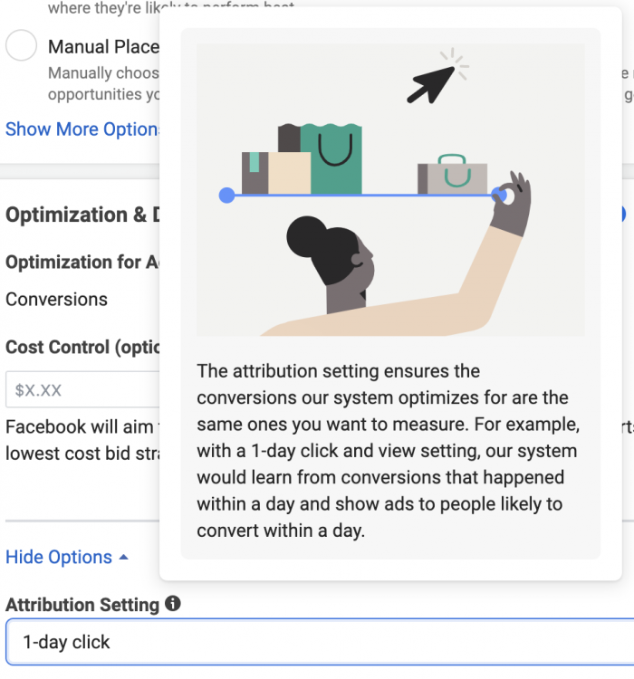 Facebook Attribution Setting