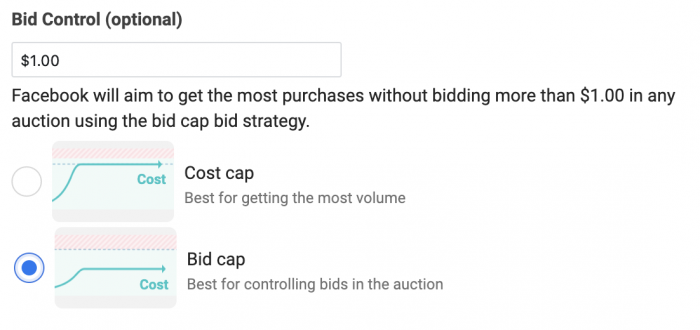 Facebook Bid Cap