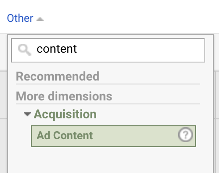 Google Analytics Campaigns