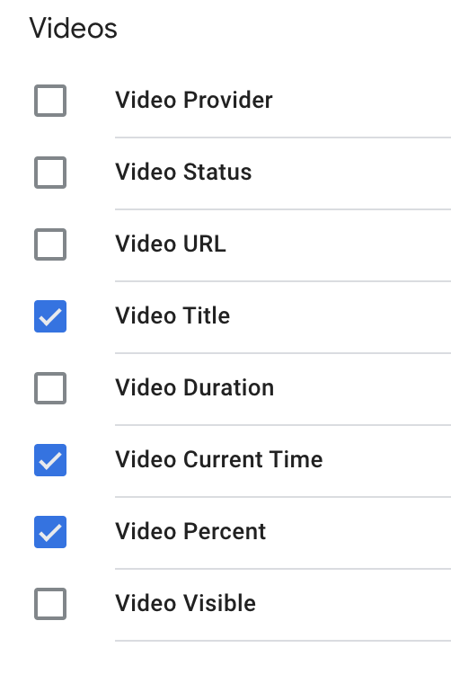 GTM Variables