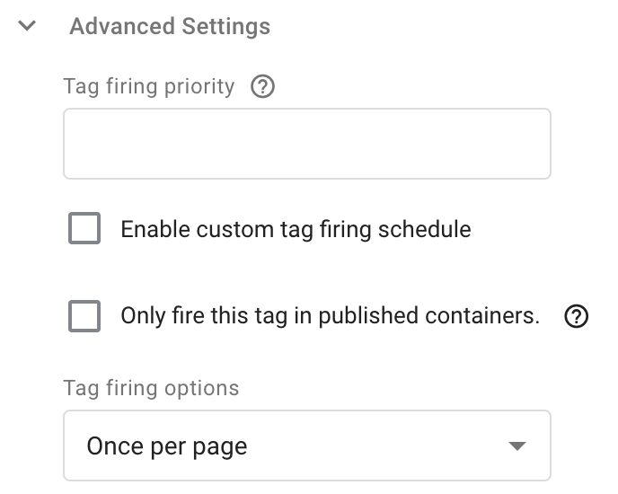 Google Tag Manager Tags