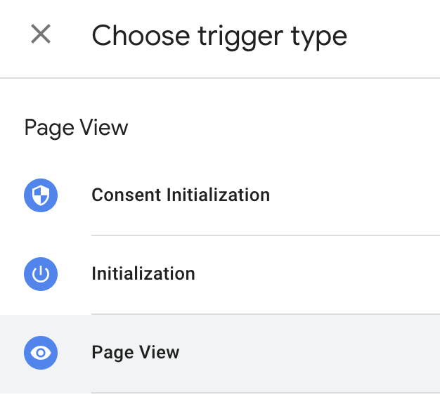 Google Tag Manager Standard Events