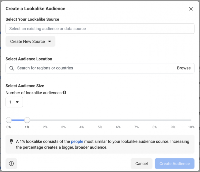 Facebook Lookalike Audiences