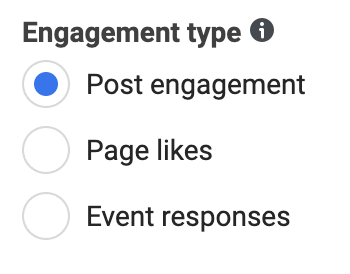 Facebook Engagement Type