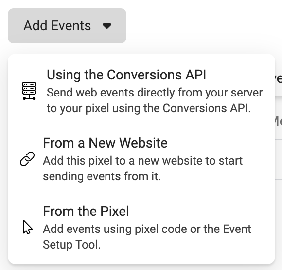 Pixel Event Setup Tool