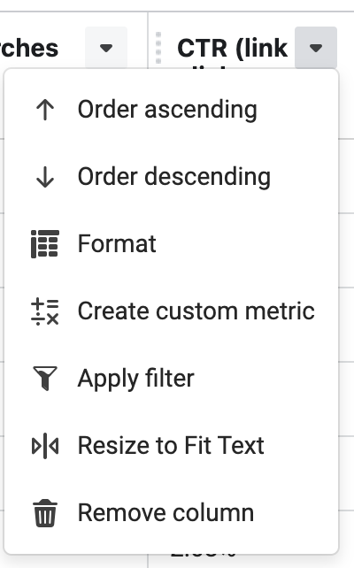 Facebook Conditional Formatting