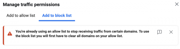 Facebook Pixel Traffic Permissions