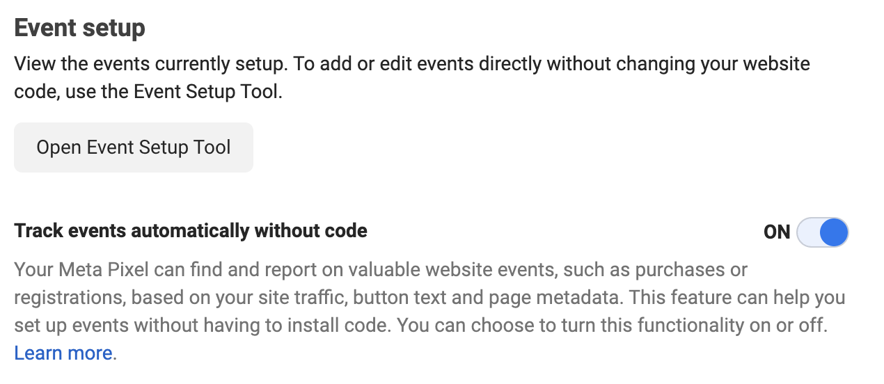 Slagschip Vijf Diakritisch How to Set Up Automatic Events for Your Meta Pixel - Jon Loomer Digital