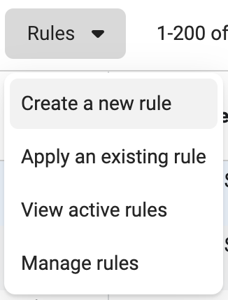 Reglas automatizadas
