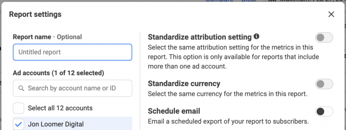 Standardize Attribution Setting