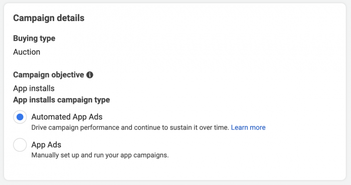 Automated App Ads