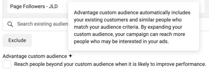 Advantage Custom Audience