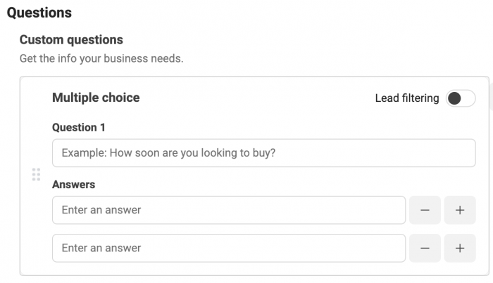 Meta Lead Ads Lead Filtering