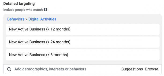 New Active Business B2B Targeting