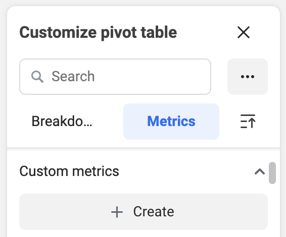 Custom Metrics